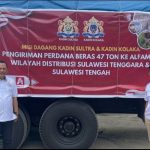 47 Ton Beras Hasil Petani Lokal Kolaka Dipasok Kadin Sultra dan Kadin Kolaka ke Alfamidi