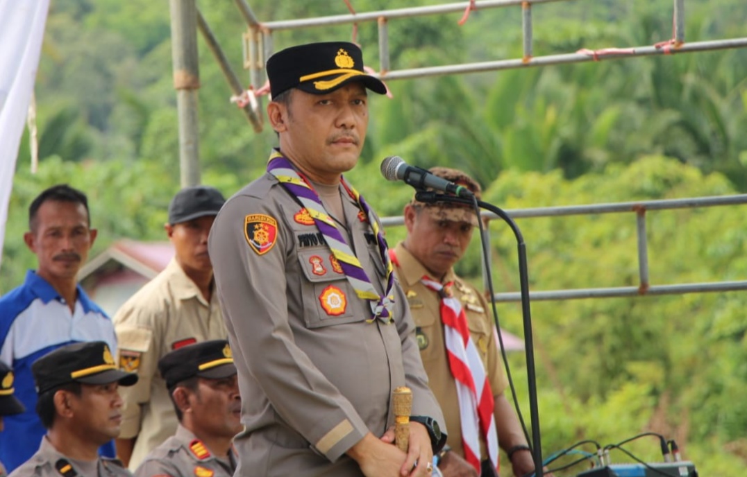 Polres Konut Gelar Perjusami di Pantai Batam Molawe