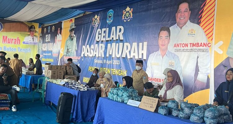 Kadin Sultra Gelar Pasar Murah di Buteng, Selanjutnya di Koltim dan Bombana