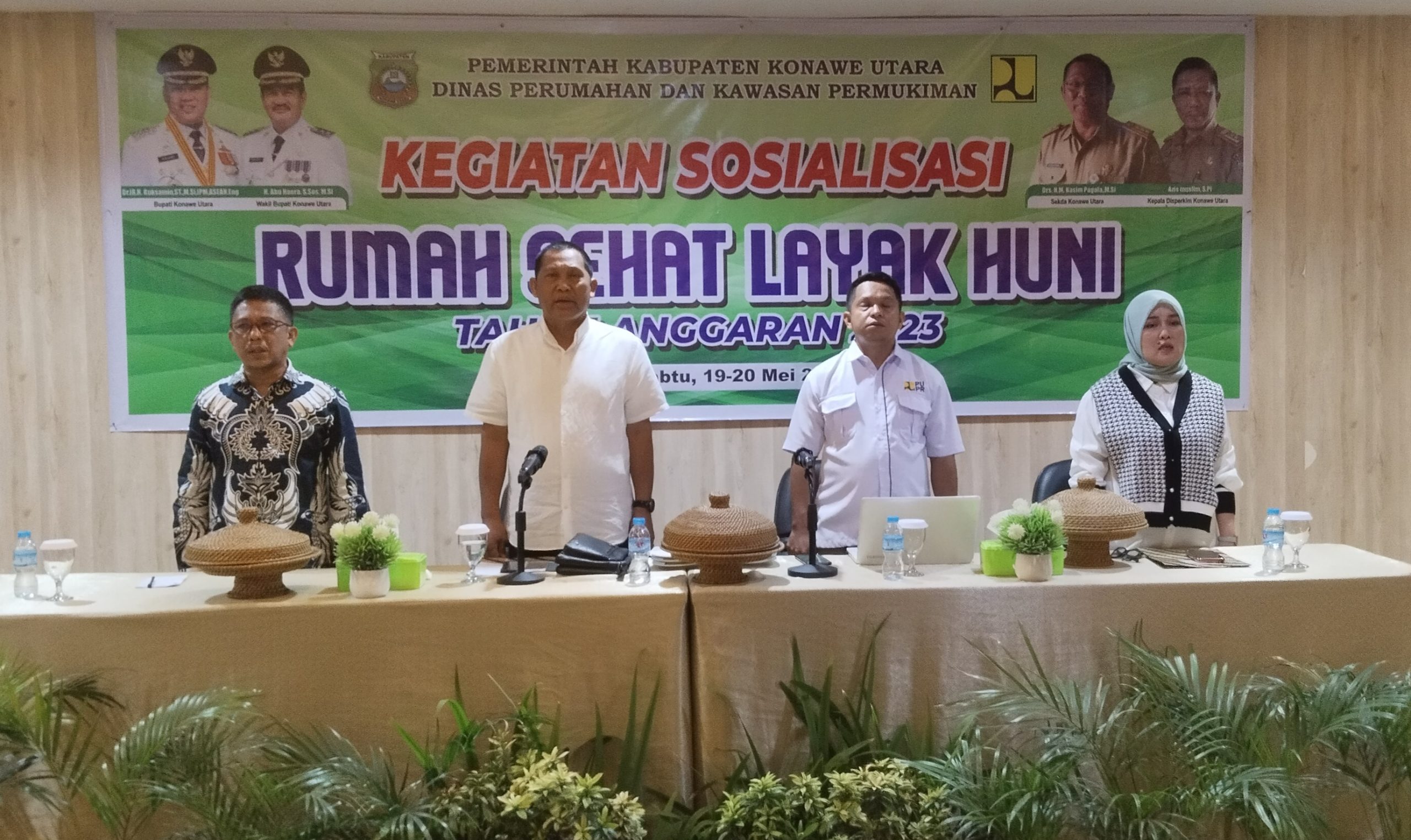 Dinas Perumahan dan Kawasan Permukiman Konut Gandeng PKK Sosialisasikan Rumah Sehat Layak Huni