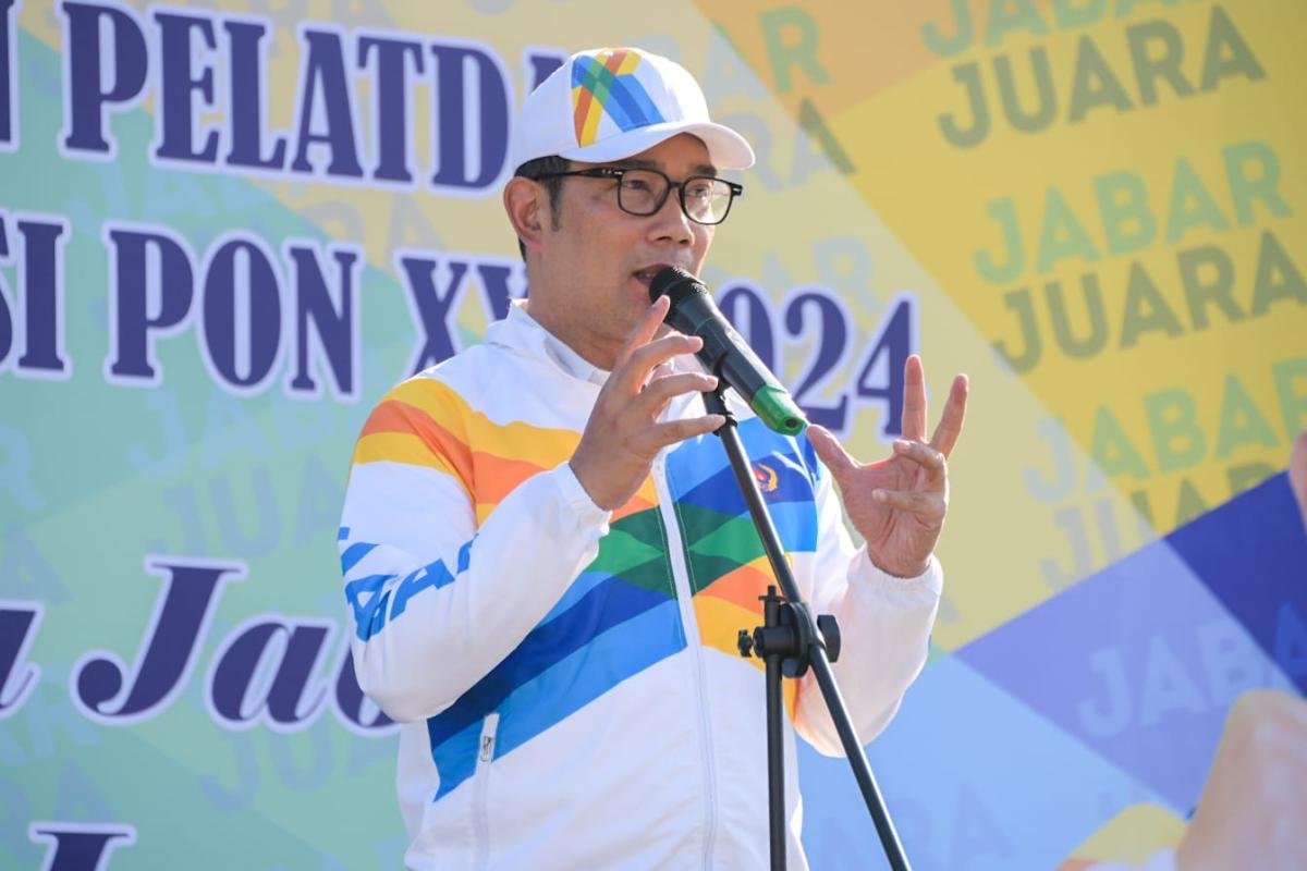 Gubernur Ridwan Kamil Kukuhkan Pelatda Babak Kualifikasi PON XXI Tahun 2024 Jabar targetkan "hattrick" juara umum PON