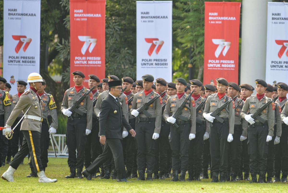 Jawa Barat Kondusif, Ridwan Kamil Apresiasi Kedekatan Polri dengan Rakyat