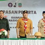 45 Orang Kontingen Pramuka Kabupaten Konut Diberangkatkan Mengikuti Rainas XII Di Cibubur