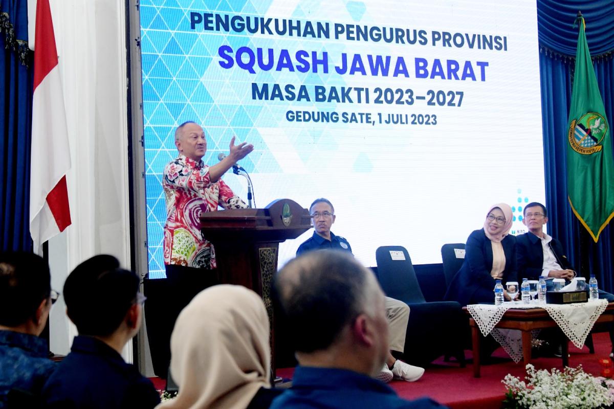 Sekda Setiawan Optimistis Cabor Squash Mampu Sumbang Emas untuk Jabar di PON 2024