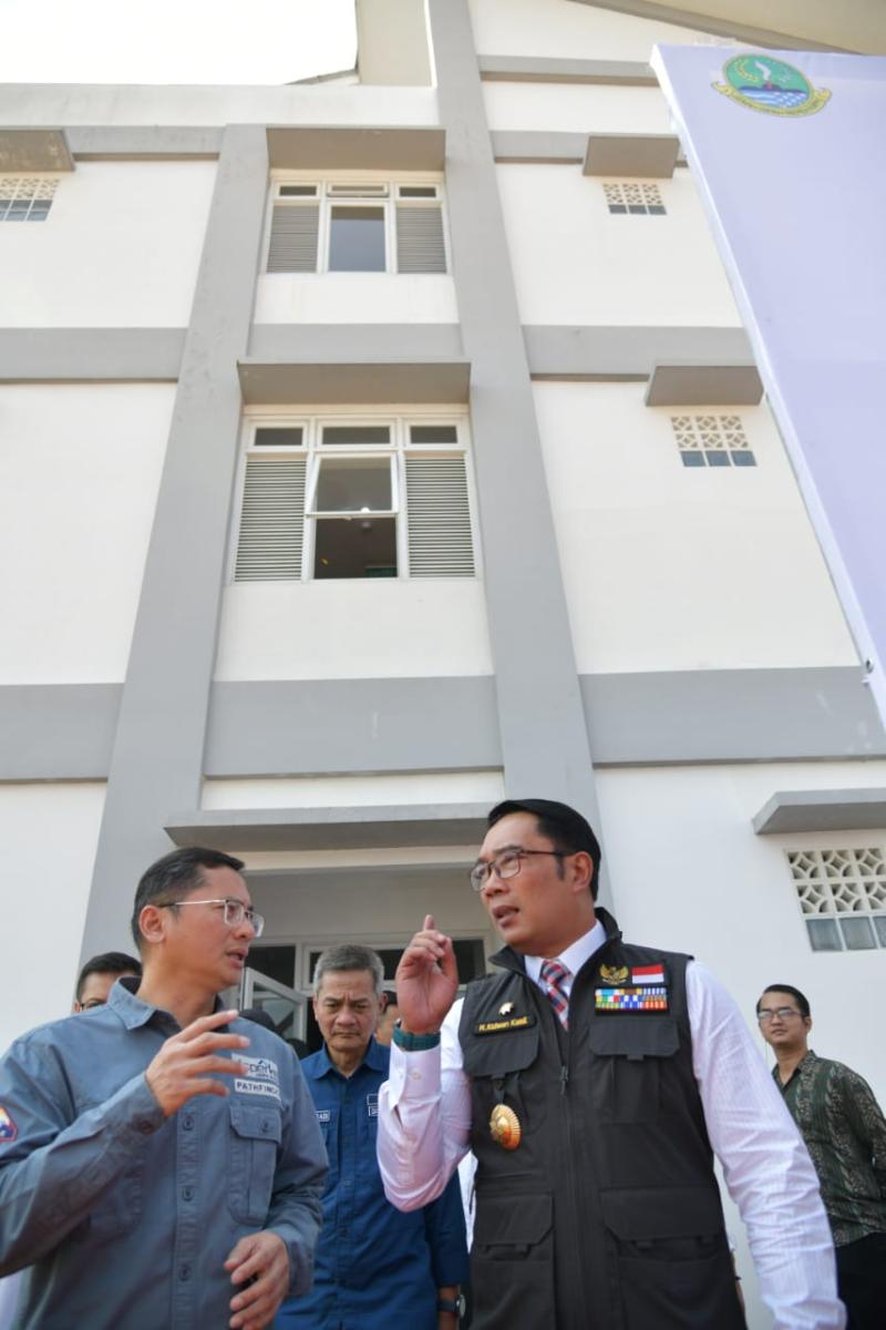 Gubernur Ridwan Kamil Resmikan Apartemen Transit