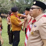 Peringati Hari Pramuka ke 62, Ruksamin Membuka Kemah Bhakti Tingkat Kwarcab Konut di Pantai Taipa