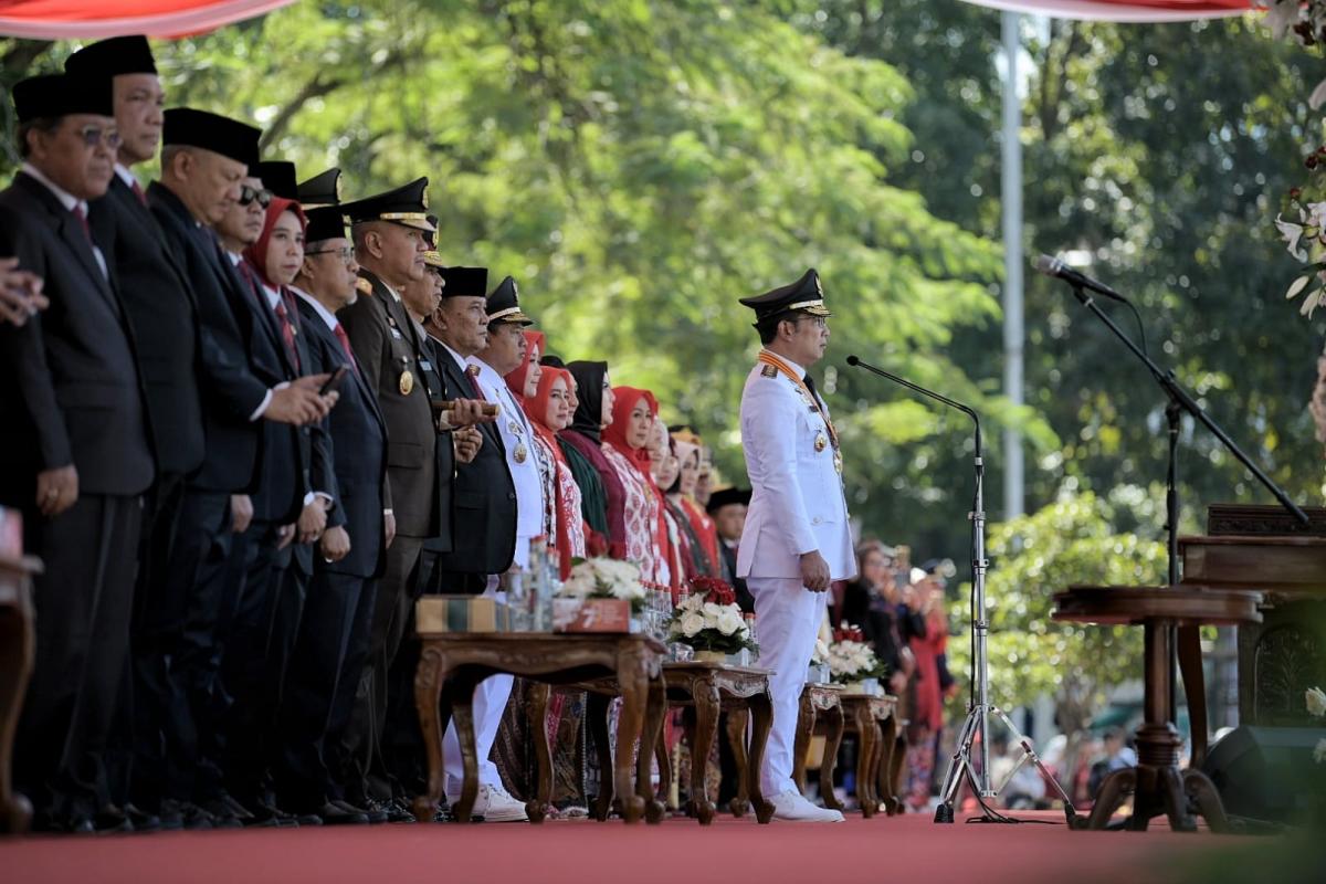 Momen Gubernur Ridwan Kamil Jadi Inspektur Upacara HUT RI Terakhir Kali