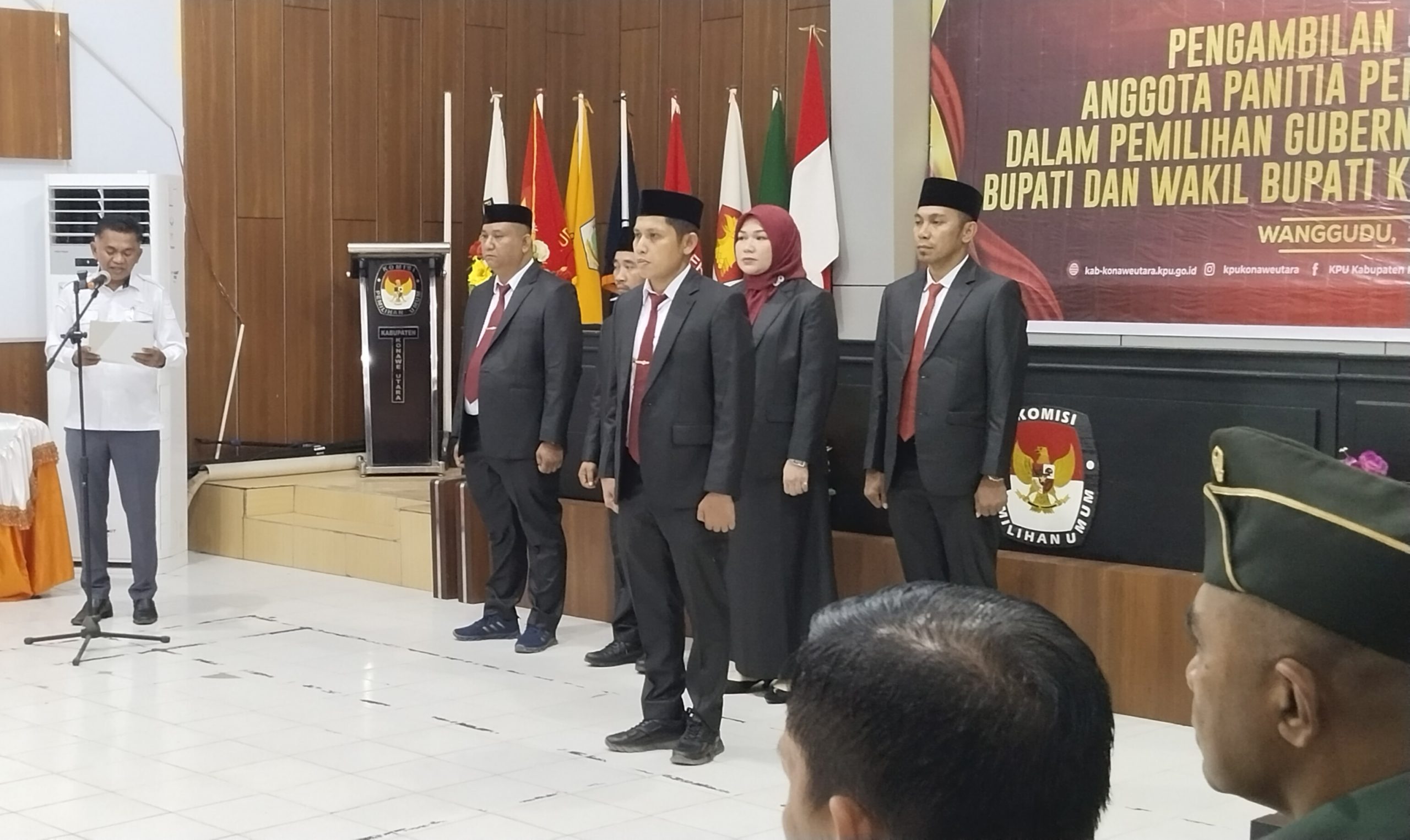 Lantik 65 PPK Pilkada 2024, Ketua KPU Konut Pastikan Tidak Ada Praktek Transaksional Dalam Proses Seleksi