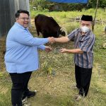 Legislator Sultra Yudhianto Mahardika Berbagi 13 Ekor Sapi Kurban di Hari Raya Idul Adha