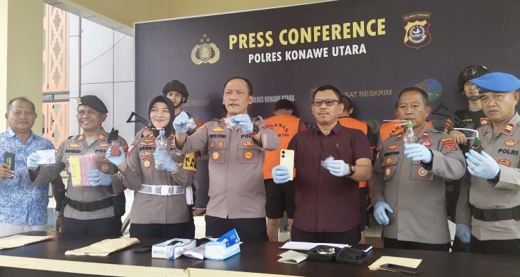 Polres Konut Kembali Gagalkan Upaya Peredaran Narkoba Di Empat Kecamatan