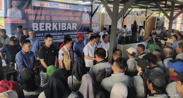 Pasangan Ikbar-Abuhaera Tancap Gas, Solidkan Tim Pemenangan Kecamatan Molawe