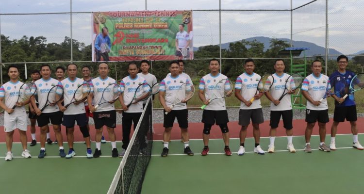 Turnamen Tenis Kapolres Cup III Konawe Utara 2025 Resmi Bergulir