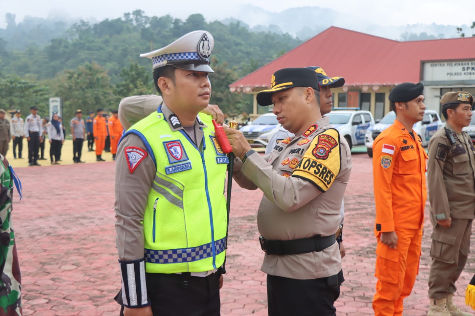 Kapolres Konut Pimpin Apel Gelar Pasukan Operasi Patuh Anoa 2025