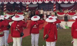 Ribuan Warga Meriahkan Pembukaan Pekan Olahraga Motui, Bupati Serahkan Bantuan Rp 25 Juta