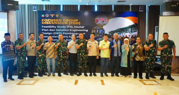 Gelar FGD Akhir, Bupati Konut Tegaskan Komitmen Percepatan Pembangunan Lanudad dan Skuadron TNI AD
