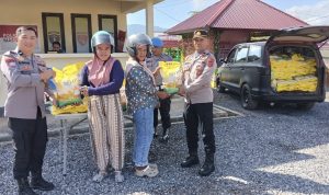 Polres Konut dan Bulog Sultra Gelar GPM, 1 Ton Beras SPHP Dibeli Warga