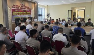 Polres Konut Gelar Rakor Lintas Sektoral Kesiapan Operasi Lilin Anoa 2025