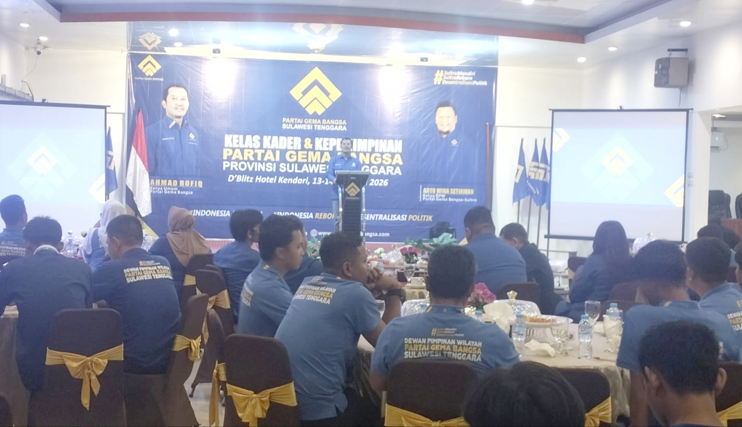 Usung Desentralisasi Politik, Partai Gema Bangsa Gembleng Kader di Kendari