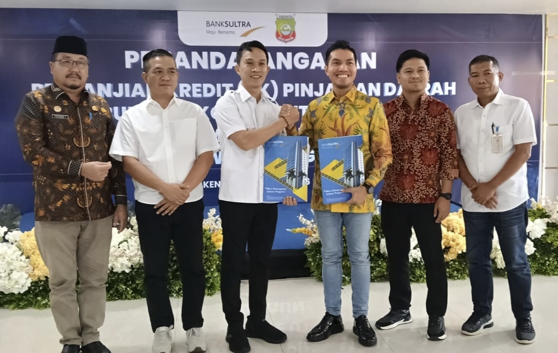 Pemda Konawe Utara Teken Perjanjian Kredit Rp250 Miliar dengan Bank Sultra untuk Percepatan Pembangunan