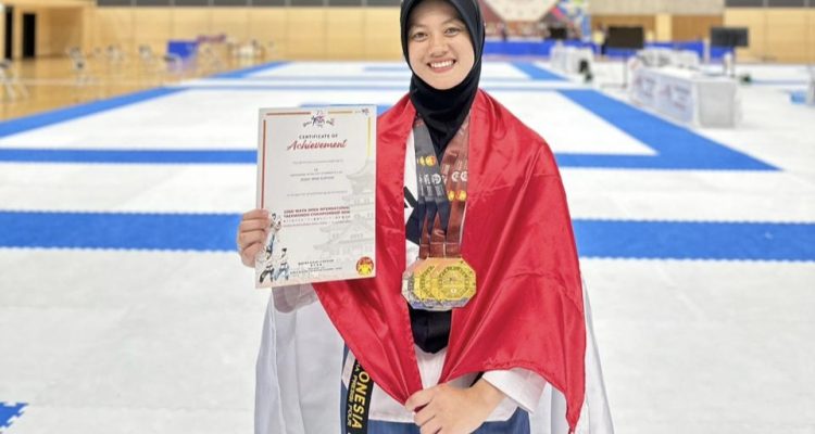 Personel Polda Sultra Borong Tiga Medali di Kejuaraan Taekwondo Internasional Jepang