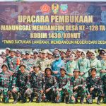 Bangun Negeri dari Desa, TMMD ke-128 di Konut Dimulai dengan Aksi Sosial untuk Warga